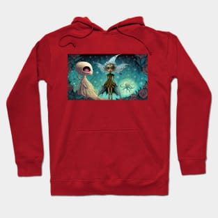 Alien Fairy in a Magic Land Hoodie